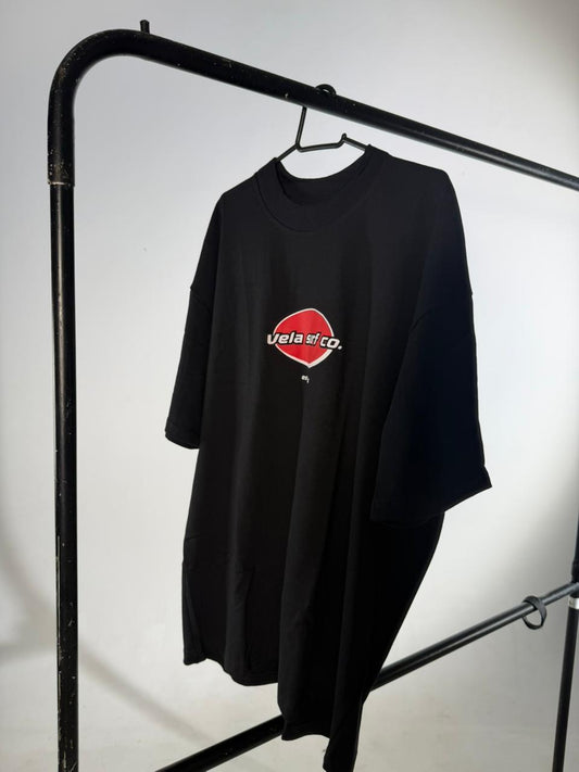 Camiseta oversized Round House black