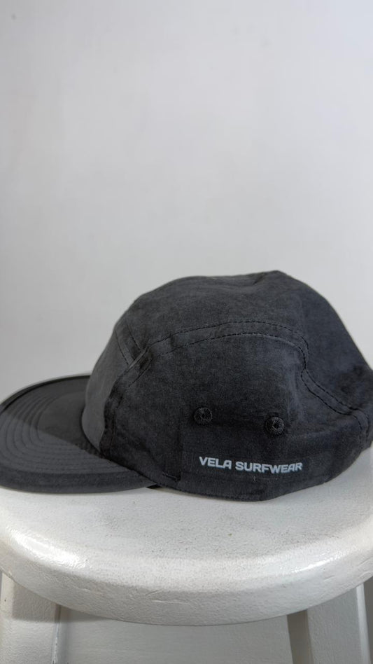 Boné Five Panel Black Cupro