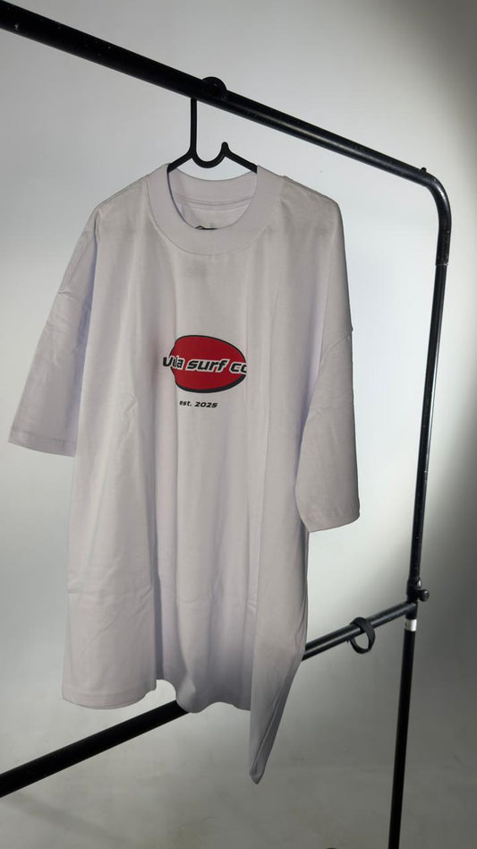 Camiseta oversized Round House white