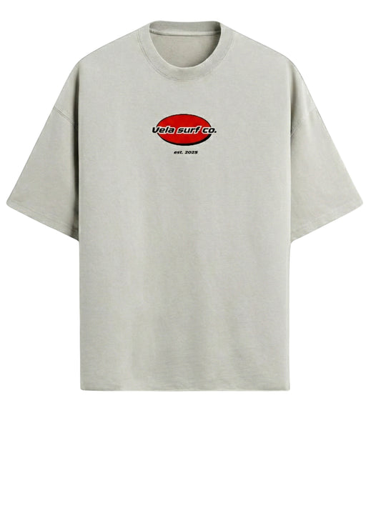 Camiseta oversized Round House white