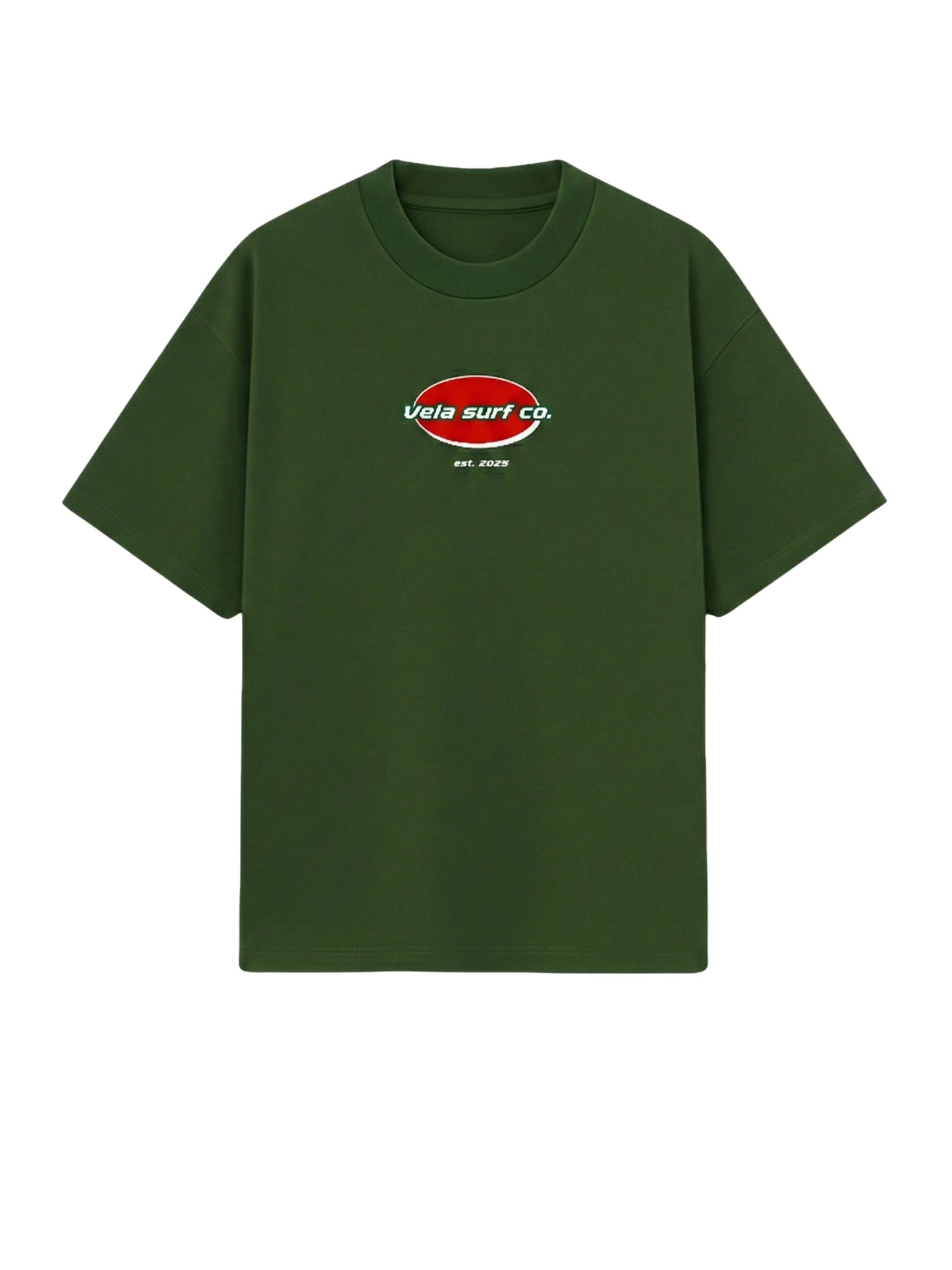 Camiseta oversized Round House Green