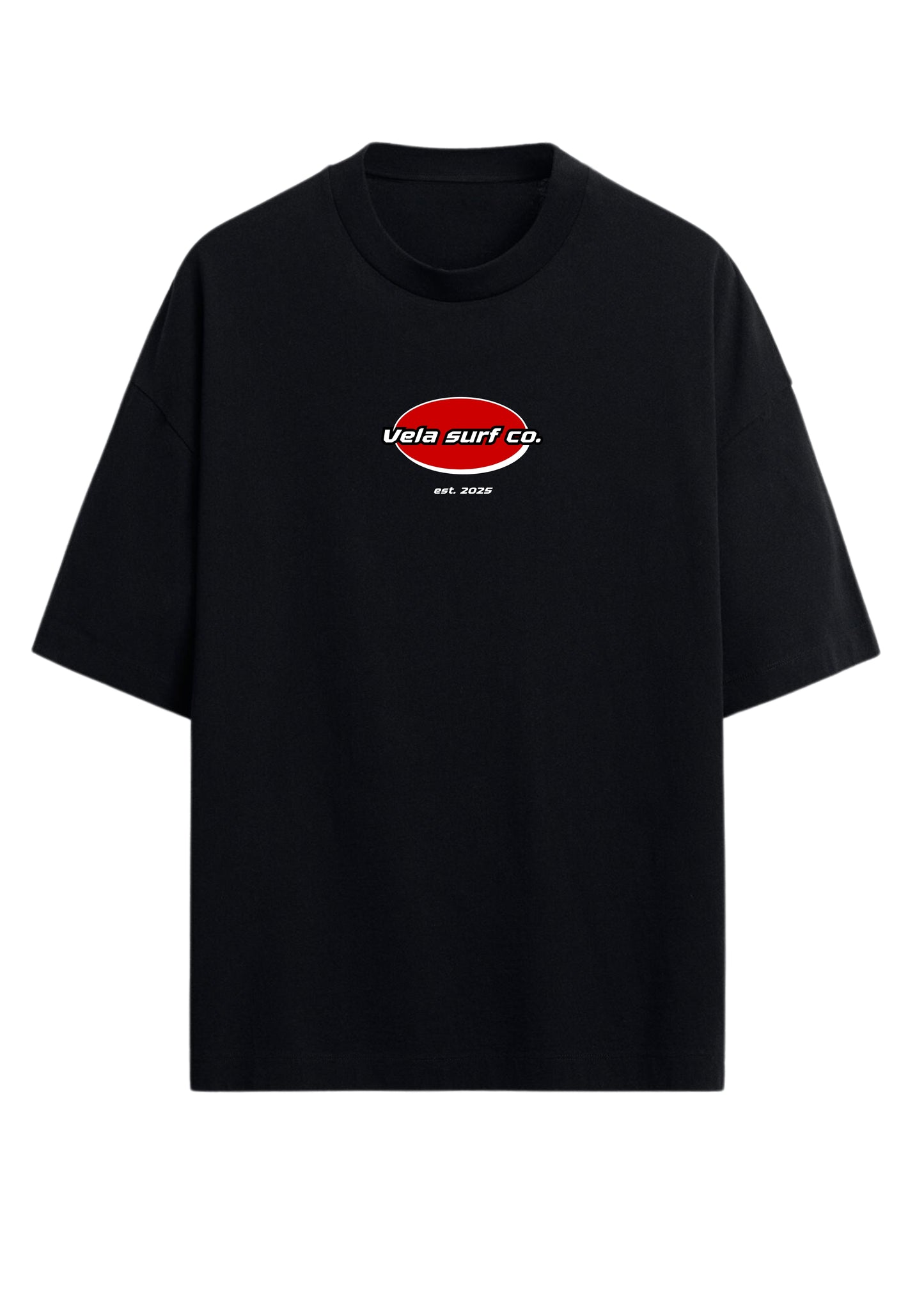 Camiseta oversized Round House black