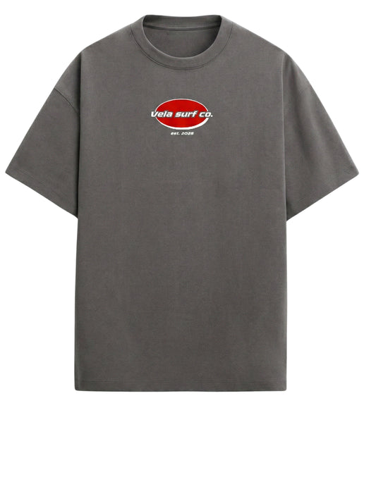 Camiseta oversized Round House grey
