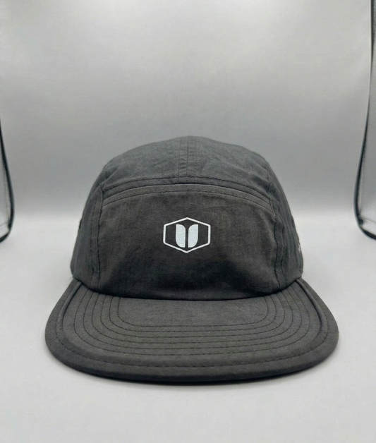 Boné Five Panel Black Cupro