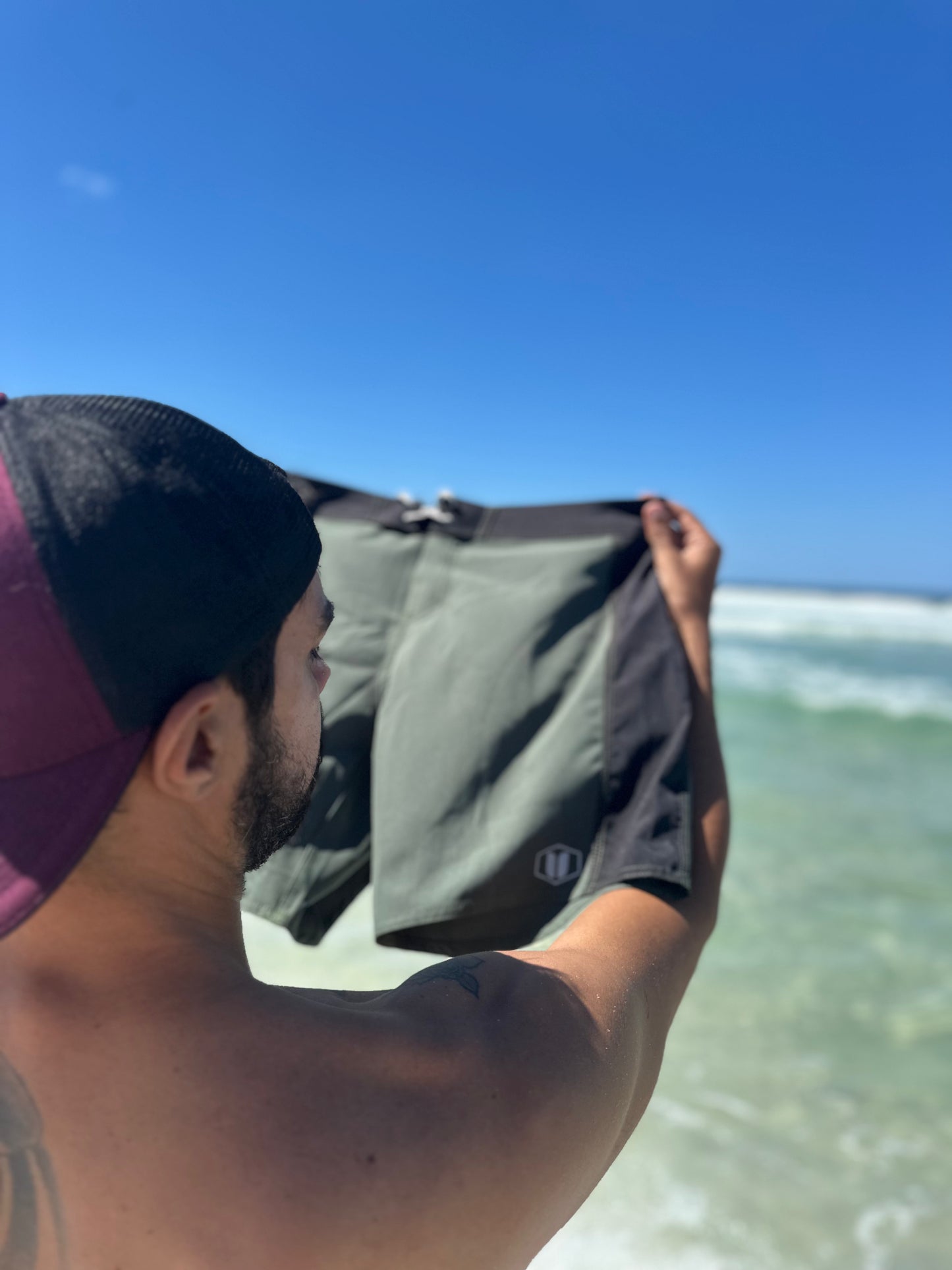 Boardshort Forest Green 18"