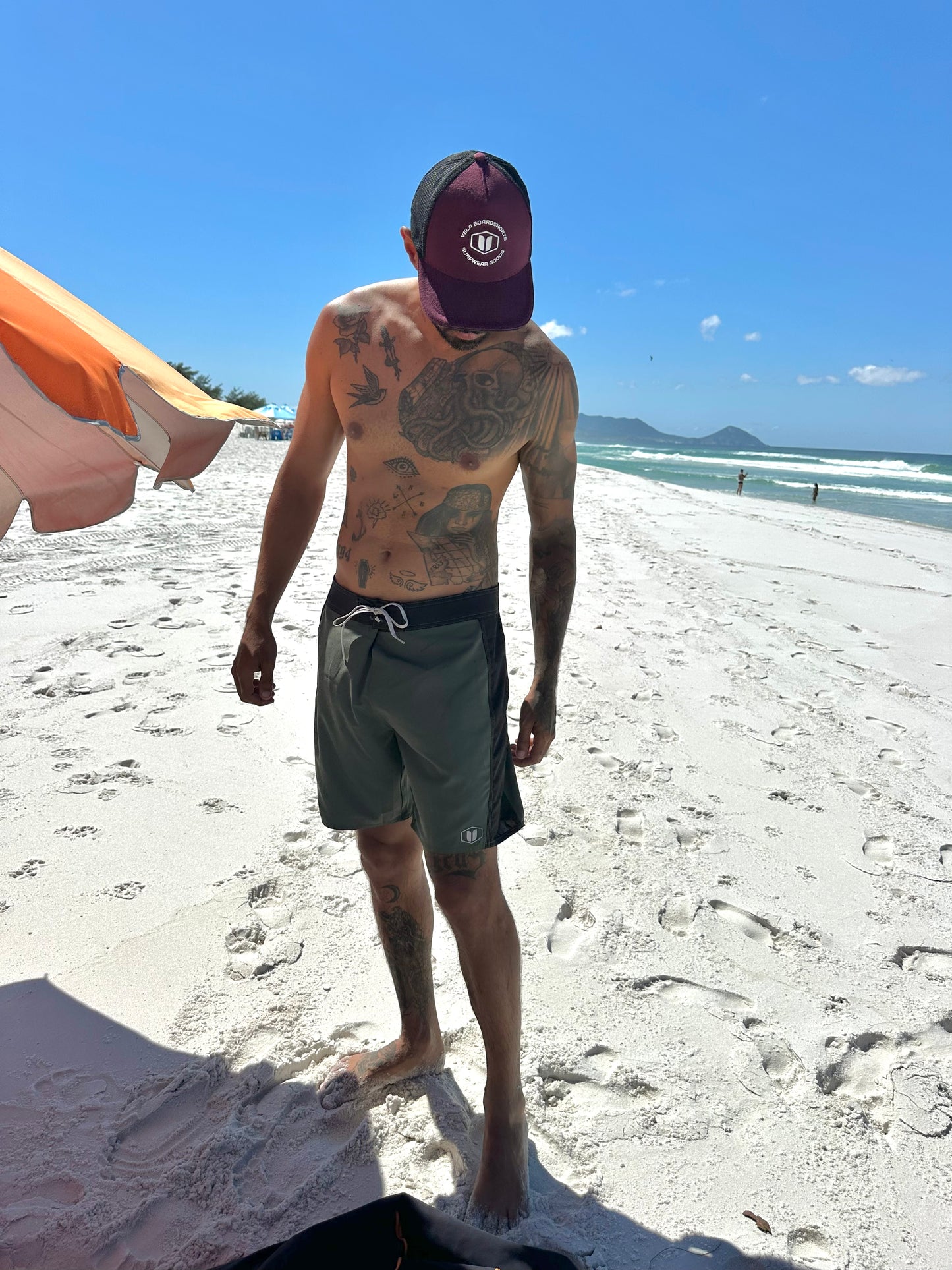 Boardshort Forest Green 18"