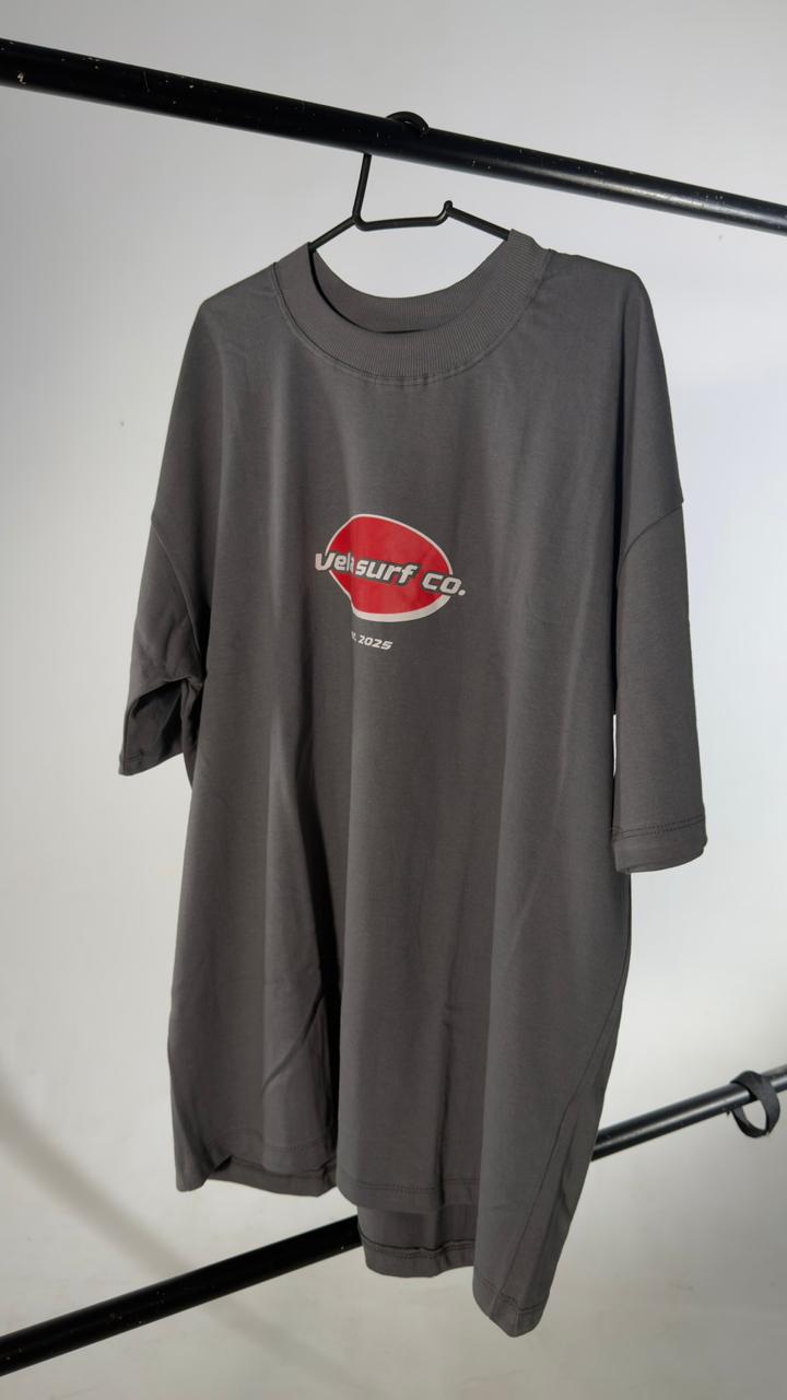 Camiseta oversized Round House grey